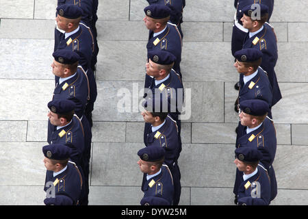 The Wachbataillon (Guard battalion) of the Bundeswehr Stock Photo