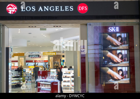 Duty Free store at the terminal 7 of the Los Angeles international airport  LAX DFS Stock Photo - Alamy