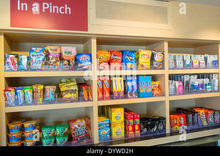 Los Angeles California,Manhattan Beach,Marriott,TownePlace Suites,extended-stay,hotel,chain,lodging,convenience store,sundries,snacks,snack food,cooki Stock Photo