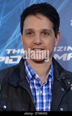 Ralph Macchio at arrivals for THE AMAZING SPIDER-MAN 2, Ziegfeld Theatre, New York, NY April 24, 2014. Photo By: Kristin Callahan/Everett Collection Stock Photo