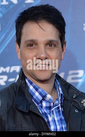 Ralph Macchio at arrivals for THE AMAZING SPIDER-MAN 2, Ziegfeld Theatre, New York, NY April 24, 2014. Photo By: Kristin Callahan/Everett Collection Stock Photo