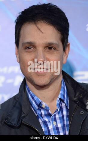 Ralph Macchio at arrivals for THE AMAZING SPIDER-MAN 2, Ziegfeld Theatre, New York, NY April 24, 2014. Photo By: Kristin Callahan/Everett Collection Stock Photo