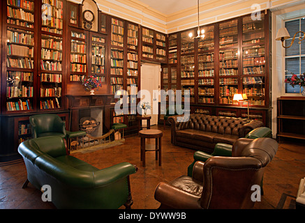 Garrison Library, created by the British armed forces. Now Bequeathed to the people of Gibraltar. Stock Photo