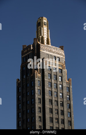 Carbide & Carbon Building along South Michigan Ave in Chicago, IL. Stock Photo