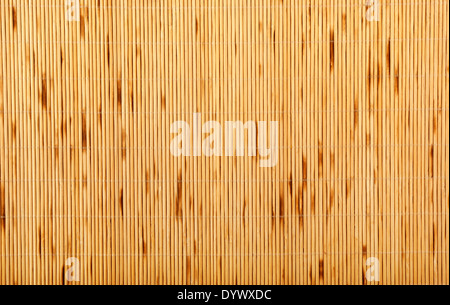 Weaved bamboo thatch background texture Stock Photo