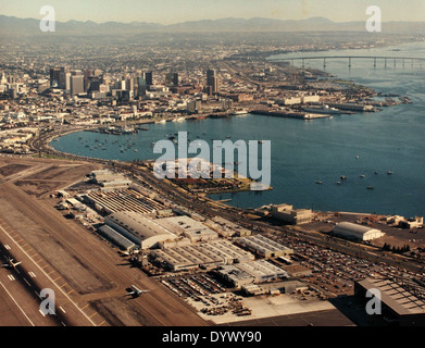 Ryan Aeronautical at Lindbergh Field Stock Photo