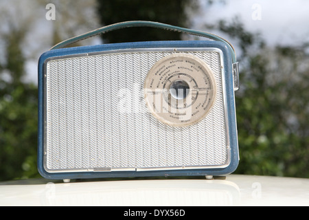 Vintage transistor radio Stock Photo