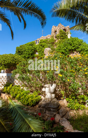 Church of the Virgin of the Rock, Santisima Virgen de la Pena, Mijas, Malaga Province, Costa del Sol, Spain, Europe. Stock Photo