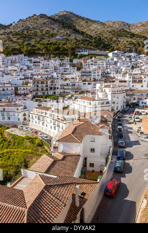 The old town of Mijas in Costa del Sol, Malaga Province, Andalusia, Spain. Stock Photo