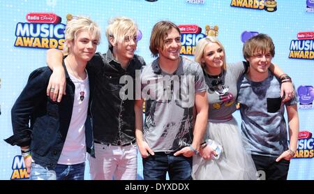 R5 at arrivals for Radio Disney Music Awards - Arrivals 1, Nokia Theatre L.A. LIVE, Los Angeles, CA April 26, 2014. Photo By: Dee Cercone/Everett Collection Stock Photo