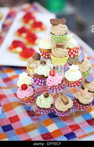 Colourful Cupcakes Stock Photo