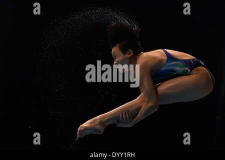London, UK. 27th Apr, 2014. during day three of the FINA/NVC Diving World Series 2014 at the London Aquatics Centre on April 27, 2014 in London, UK. Credit:  Mitchell Gunn/ESPA/Alamy Live News Stock Photo