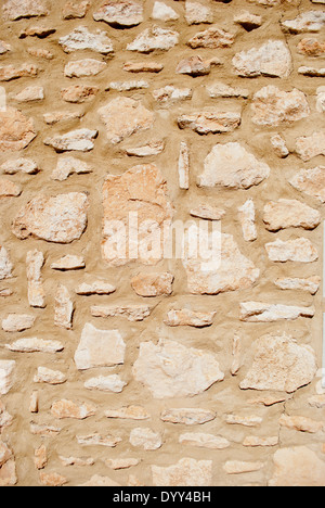 Texture of an old stone wall vertical Stock Photo