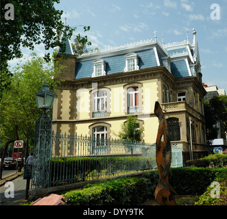 Historic home in the Zona Rosa neighborhood of Mexico City, Mexico Stock Photo