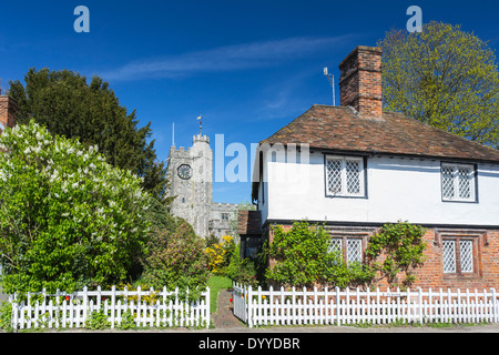 The Square in the Pretty Village of Chilham nr Canterbury Kent