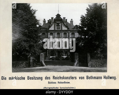 Schloss Hohenfinow, 1909 Stock Photo