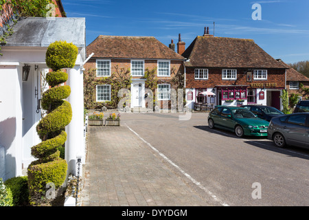 Main Square Duck Street in The Pretty Village of Elham Kent Stock Photo