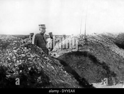 General Joffre at the front Stock Photo