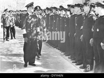 ADMIRAL KARL DOENITZ (1891-1980) German naval commander here in WW2 ...