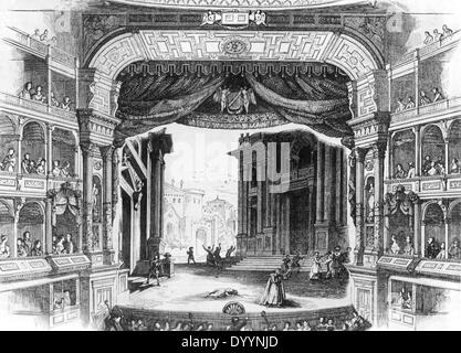 Uraufführung des 'Rienzi' in Dresden, 1842 Stock Photo