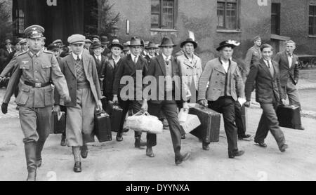 Introduction of compulsory military service, 1935 Stock Photo
