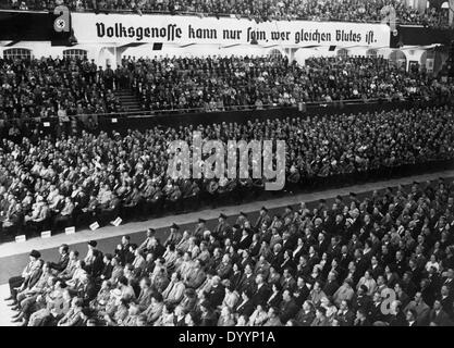 Announcement by the German Labour Front in Berlin Sportpalast, 1935 Stock Photo