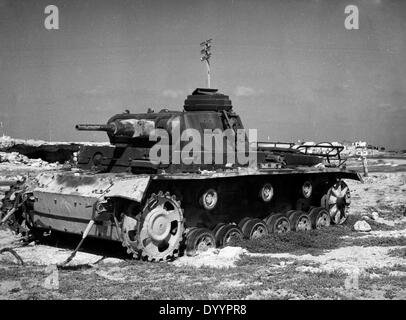 Military action on the egytian border, battle of El Alamein, 1942 Stock Photo