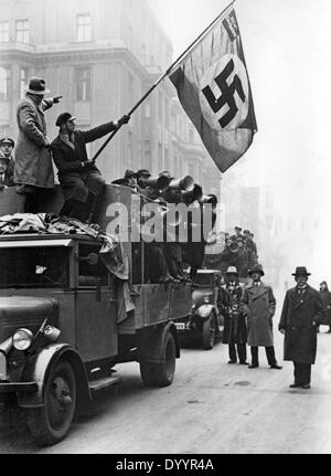 National Socialist propaganda campaign, 1933 Stock Photo