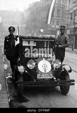 Car of the National Socialist War Victim's Care, 1933 Stock Photo