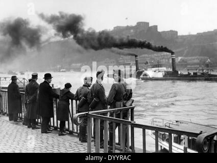 Occupation of the Rhineland after 07.03.1936 Stock Photo