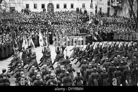 Military parade on the Day of Potsdam, 1933 Stock Photo