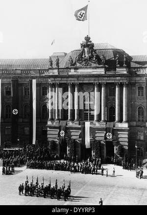 opening ceremony of the Prussian NS-council, 1933 Stock Photo