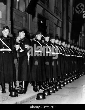 SS Leibstandarte Adolf Hitler at barrier service, 1938 Stock Photo