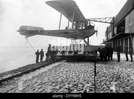 German naval aviator in the 1st World War, 1918 Stock Photo