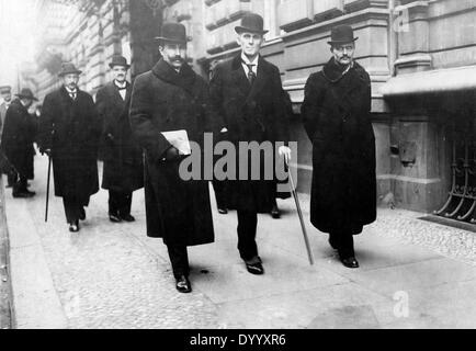 Ukrainian peace commission in Berlin, 1918 Stock Photo
