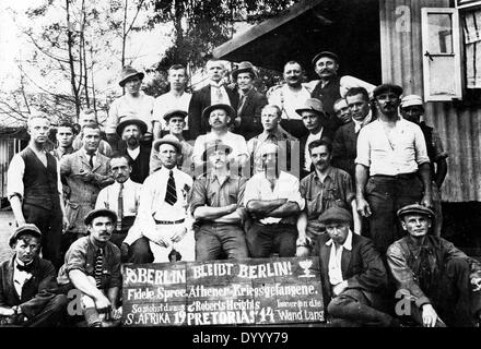 Detention camp in Southafrica, 1916 Stock Photo