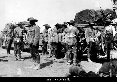 German protection force in German East Africa in World War I Stock Photo