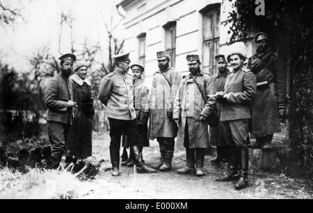 Austro-Hungarian prisoners of war Stock Photo