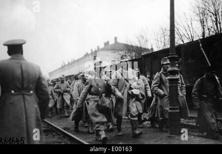 Austrian POWs in Russia Stock Photo