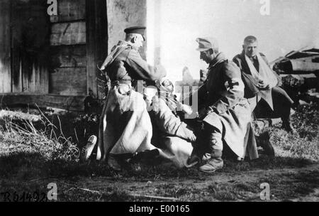 Austrian captives in Russia Stock Photo