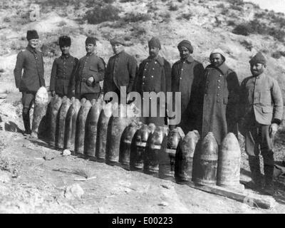 Turkish artillery at the Dardanelles, 1915/1916 Stock Photo