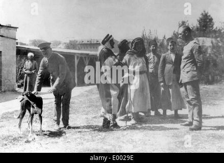 German officers in Turkey, 1917 Stock Photo