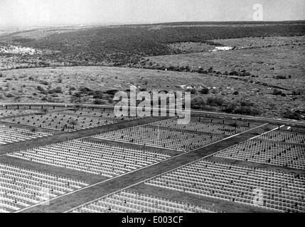 Military cemetery at the Ossuary of Douaumont, 1941 Stock Photo