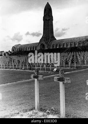 WWI memorial at Douaumont, 1941 Stock Photo