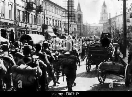 Scene from a German movie about the First World War Stock Photo