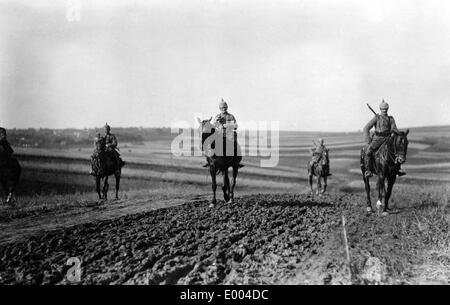 German Cavalry, 1915 Stock Photo