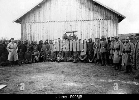 Serbian prisoners of war, 1915 Stock Photo