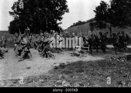 Austro-Hungarian soldiers in Serbia, 1915 Stock Photo
