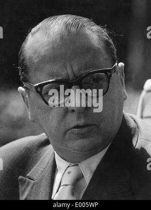 Heinrich von Brentano, 1959 Stock Photo