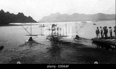 Austrian air force at the front in Italy in Word War I, 1918 Stock Photo